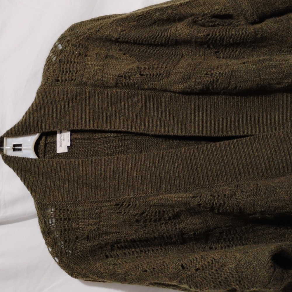 Sale! Zadig & Voltaire Deluxe Open Front Open Kni… - image 2